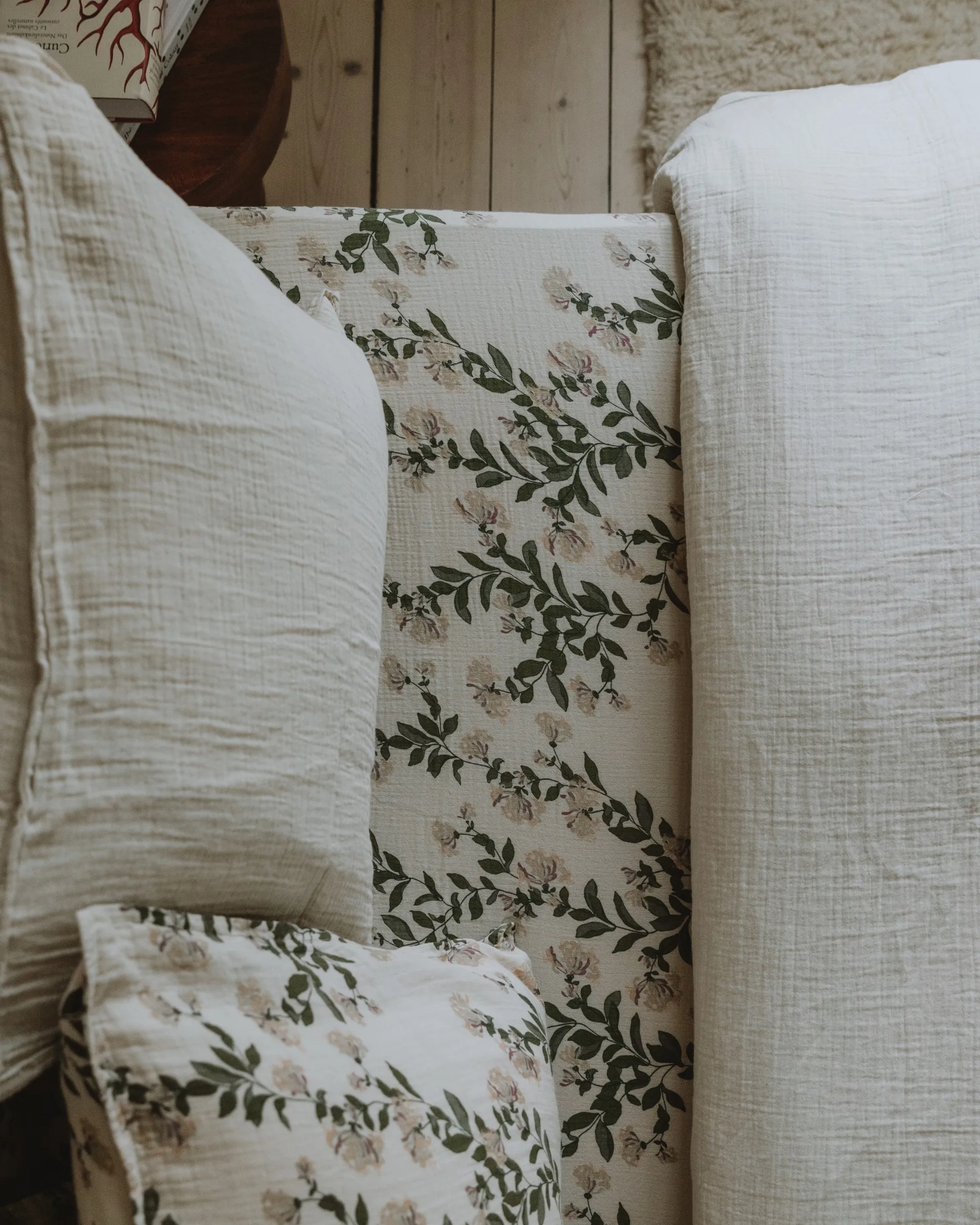 Honeysuckle Muslin stræklagen, 90x200x30 cm Garbo&Friends