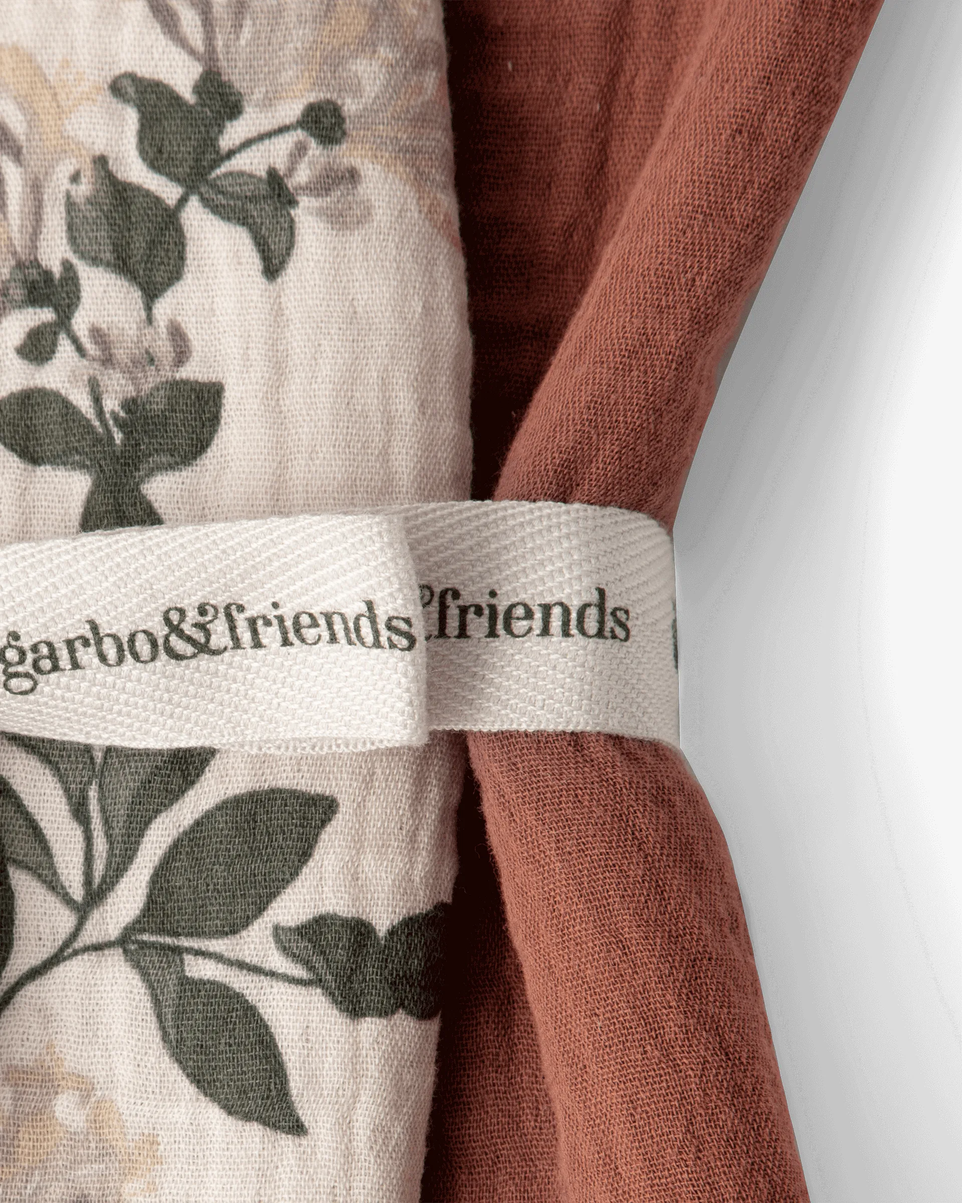 Honeysuckle Muslin tæppe lille 2 dele, 60x60 cm Garbo&Friends