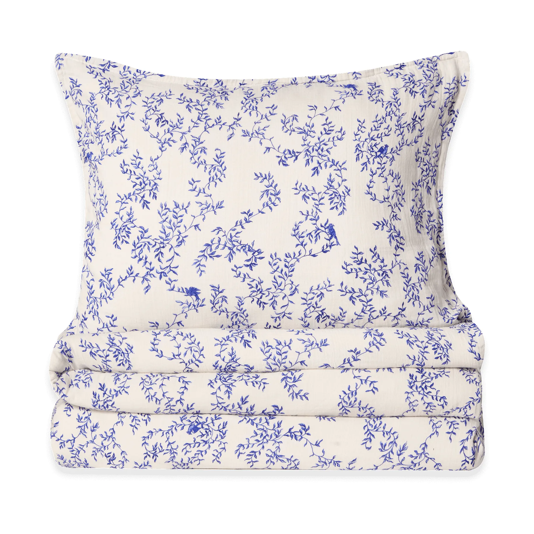 Jardim Muslin sengesæt, 140x200 cm/50x70 cm Garbo&Friends