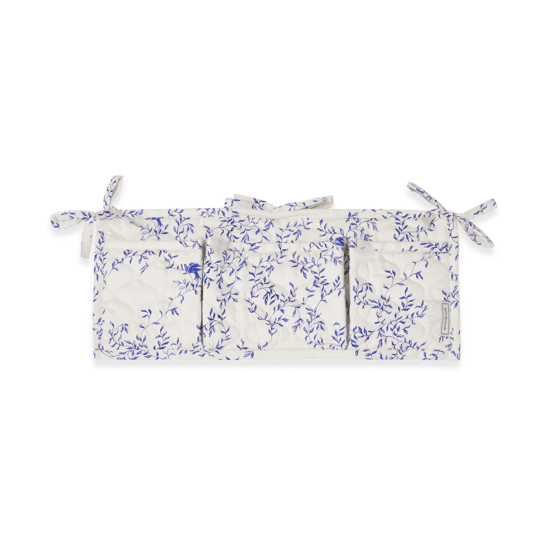 Jardim Satin quiltet sengelomme, 18x43 cm Garbo&Friends