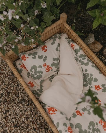 Pelargonium Muslin sengetøj baby - 70x80 cm / 28x35 cm - Garbo&Friends