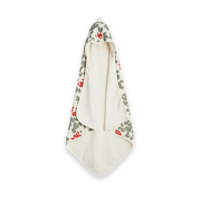 Pelargonium Terry håndklæde med hætte, 80x80 cm Garbo&Friends