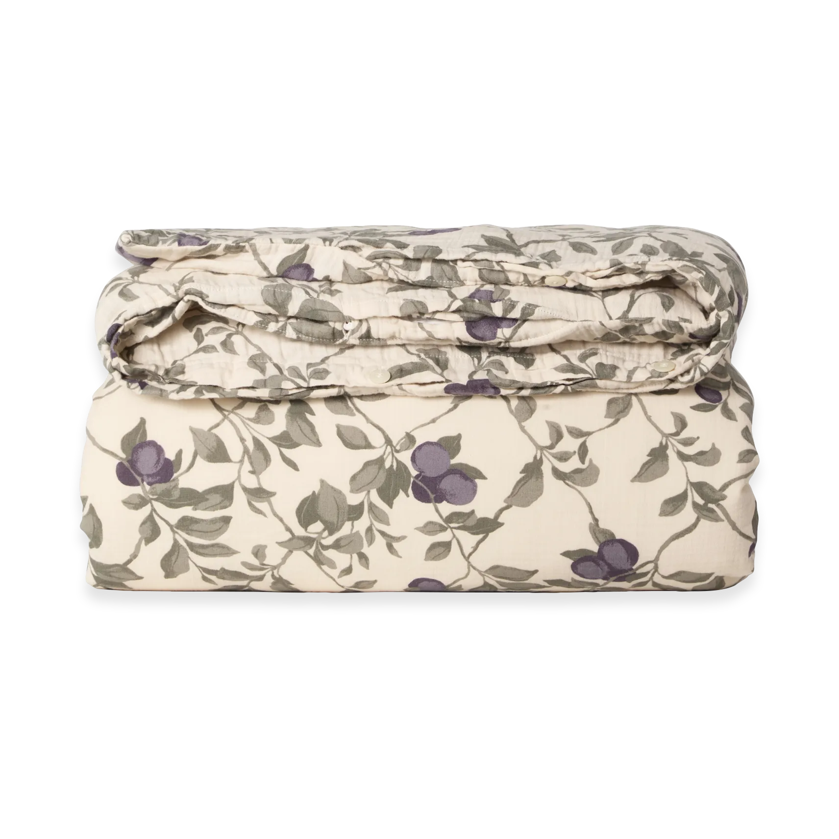 Plum Muslin dynebetræk dobbelt, 220x220 cm Garbo&Friends