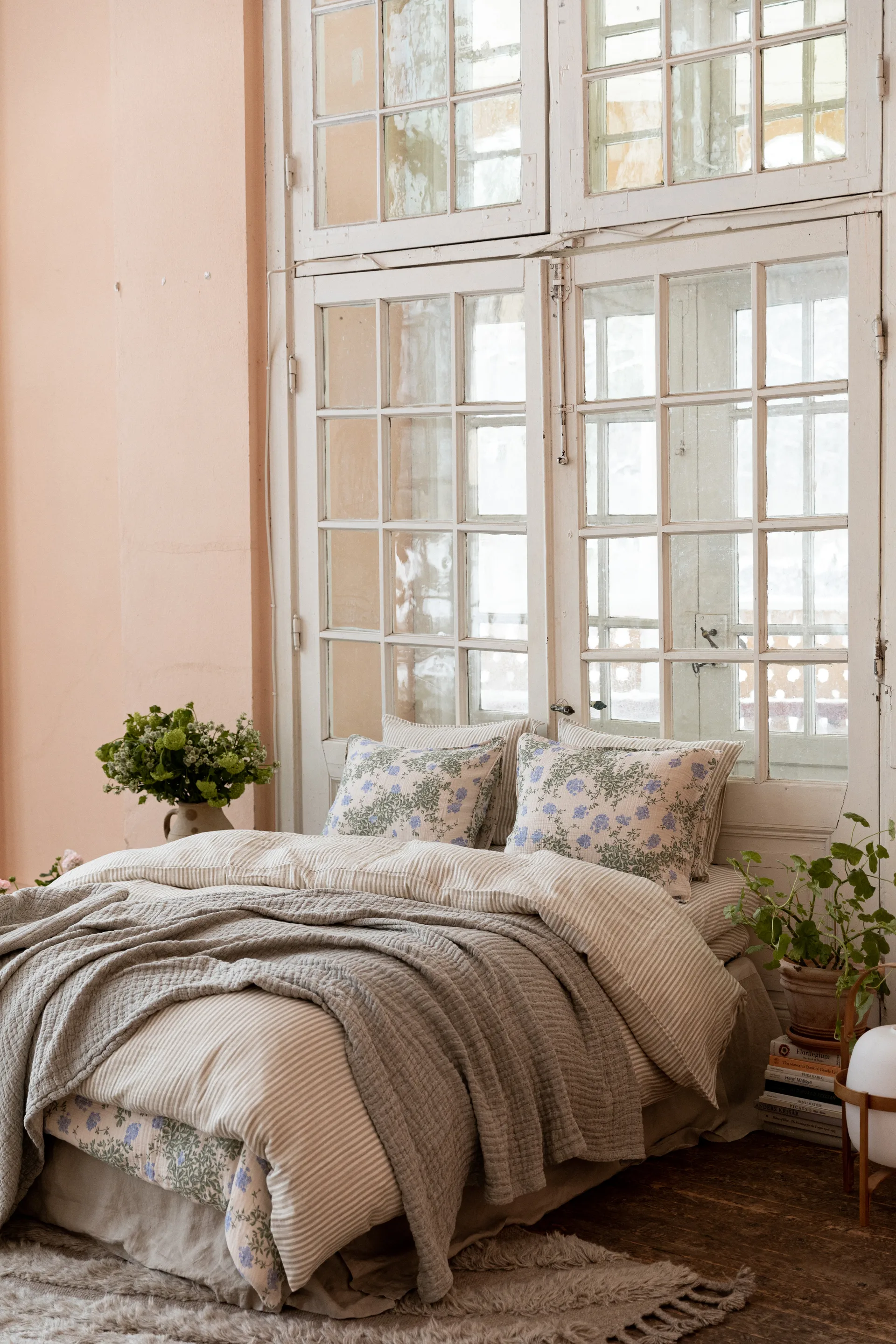 Plumbago Muslin hovedpudebetræk, 50x75cm Garbo&Friends