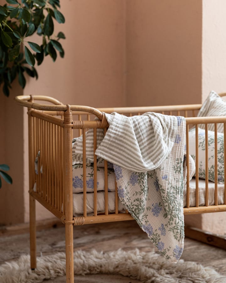 Plumbago Muslin Swaddle tæppe, 110x110 cm Garbo&Friends