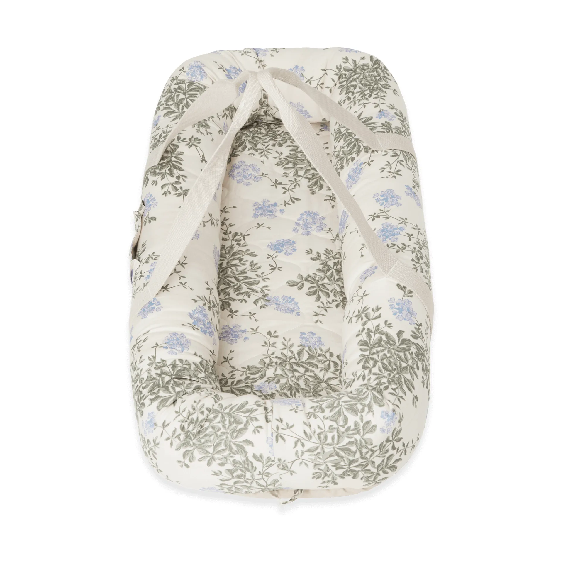 Plumbago satin quiltet babynest, 43x87x16 cm Garbo&Friends