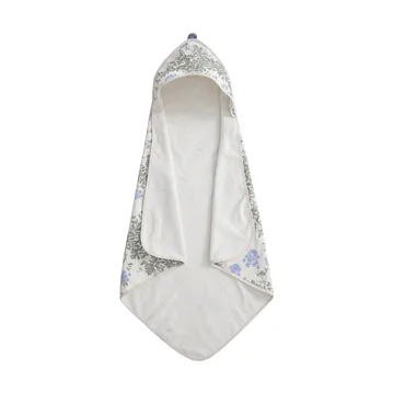 Plumbago Terry håndklæde med hætte - 80x80 cm - Garbo&Friends