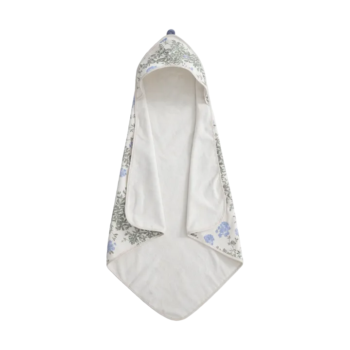 Plumbago Terry håndklæde med hætte - 80x80 cm - Garbo&Friends