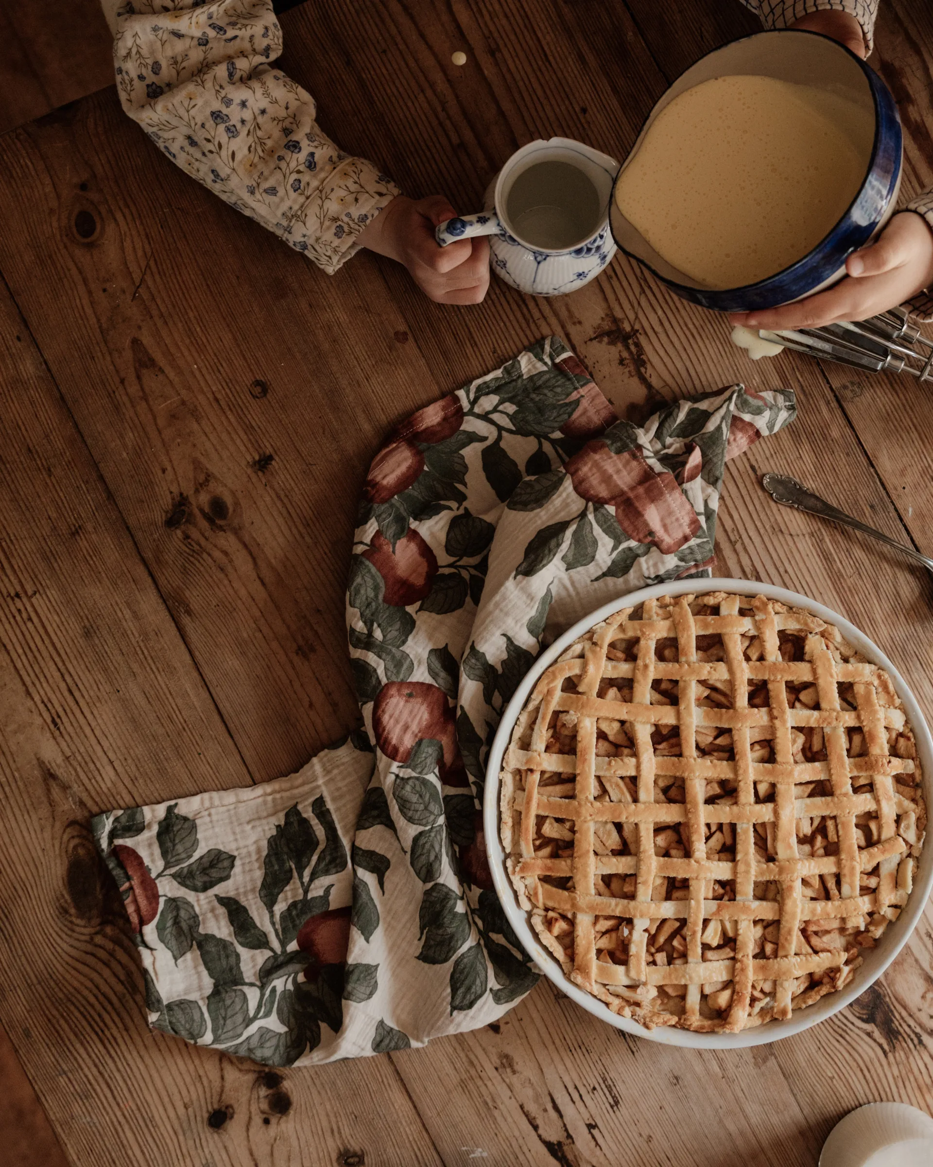 Pomme Muslin tæppe lille 2 dele, 60x60 cm Garbo&Friends