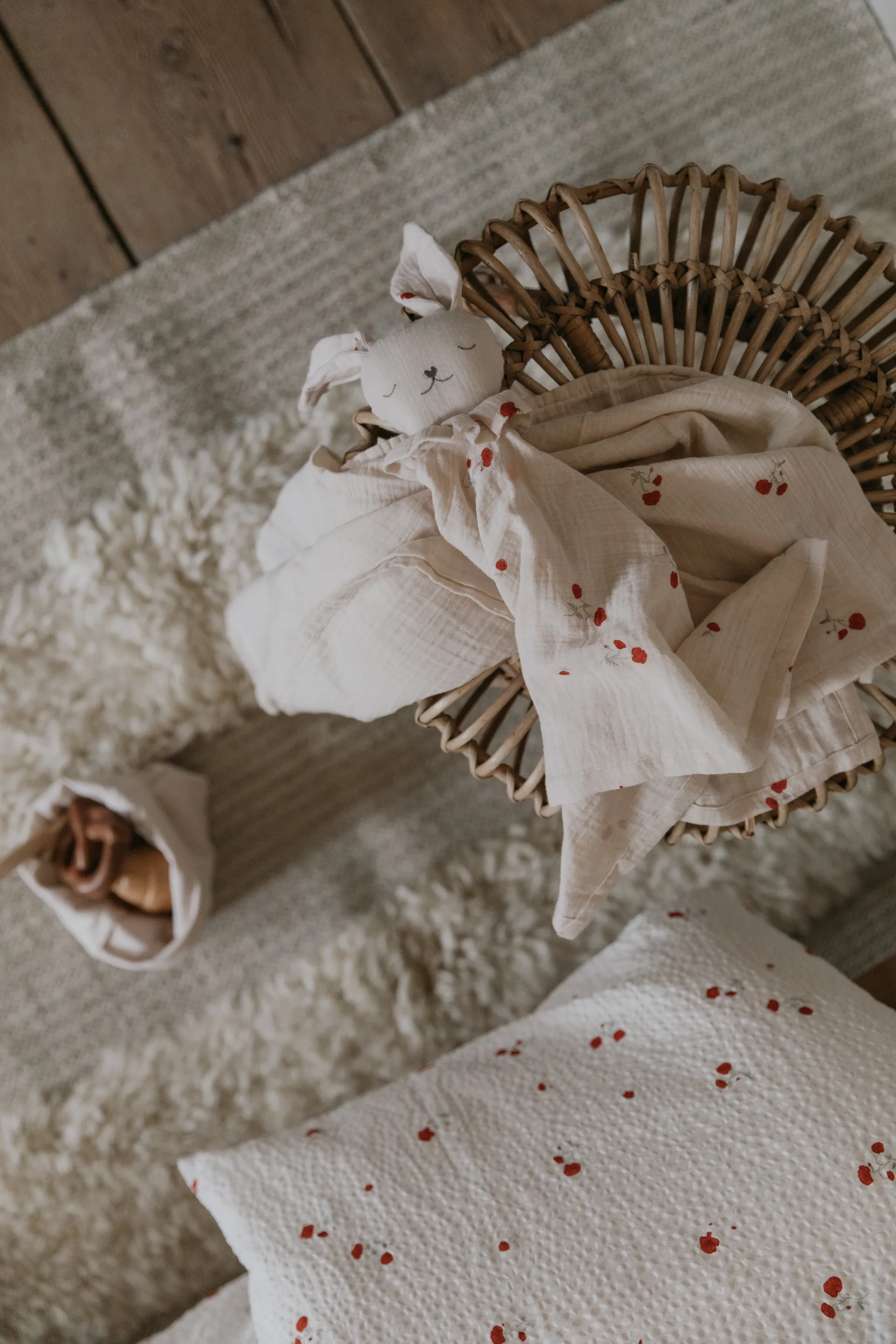 Poppy Muslin sutteklud, 48x48 cm Garbo&Friends