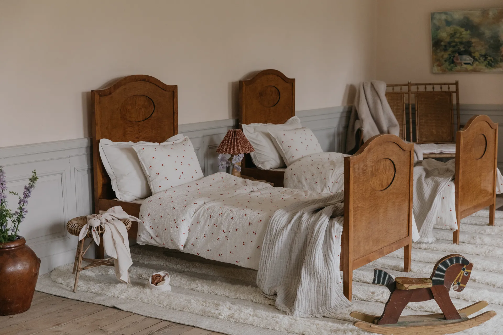 Poppy Seersucker dynebetræk, 150x210 cm Garbo&Friends