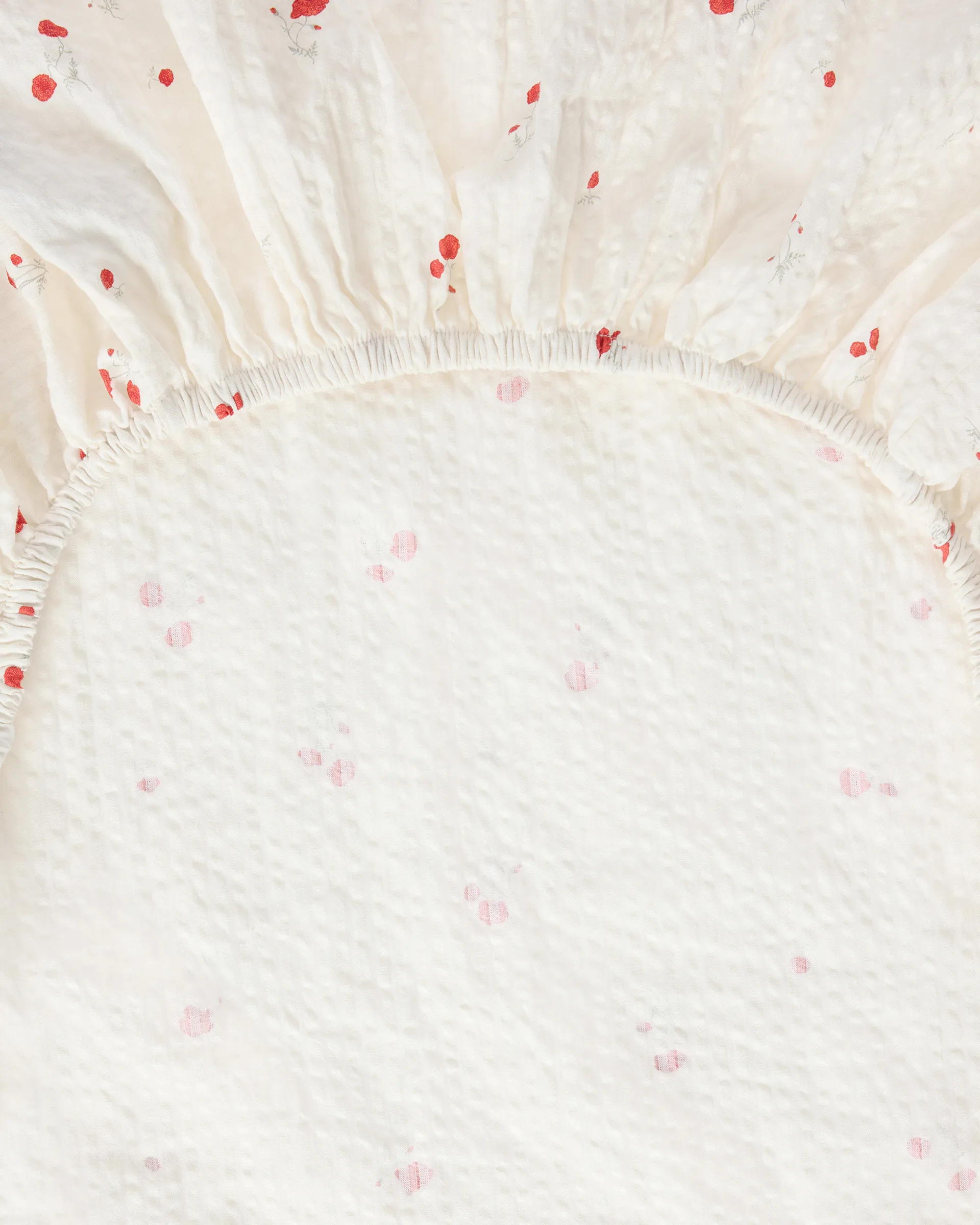 Poppy Seersucker faconsyet lagen, 180x200x30 cm Garbo&Friends