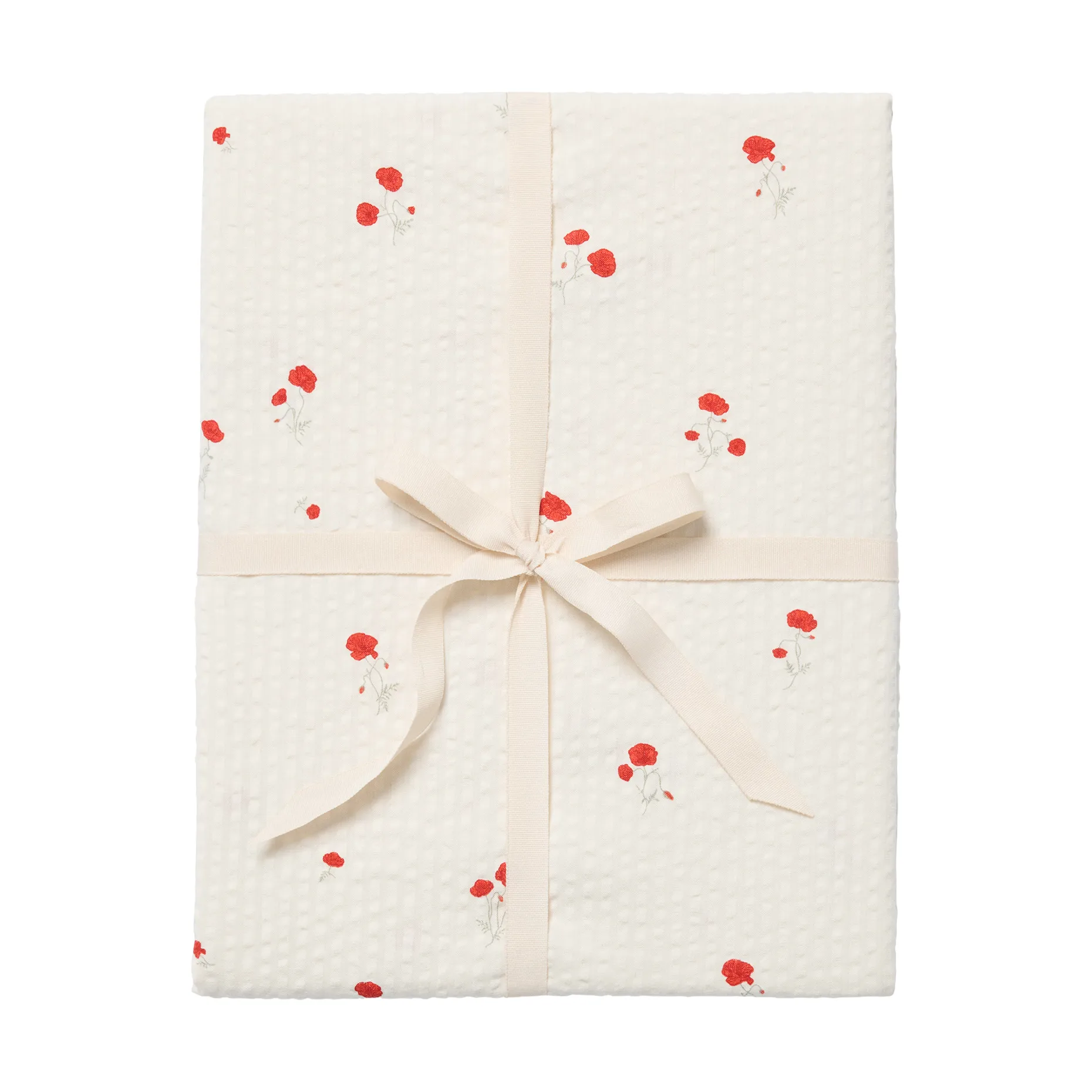 Poppy Seersucker faconsyet lagen, 90x200x30 cm Garbo&Friends