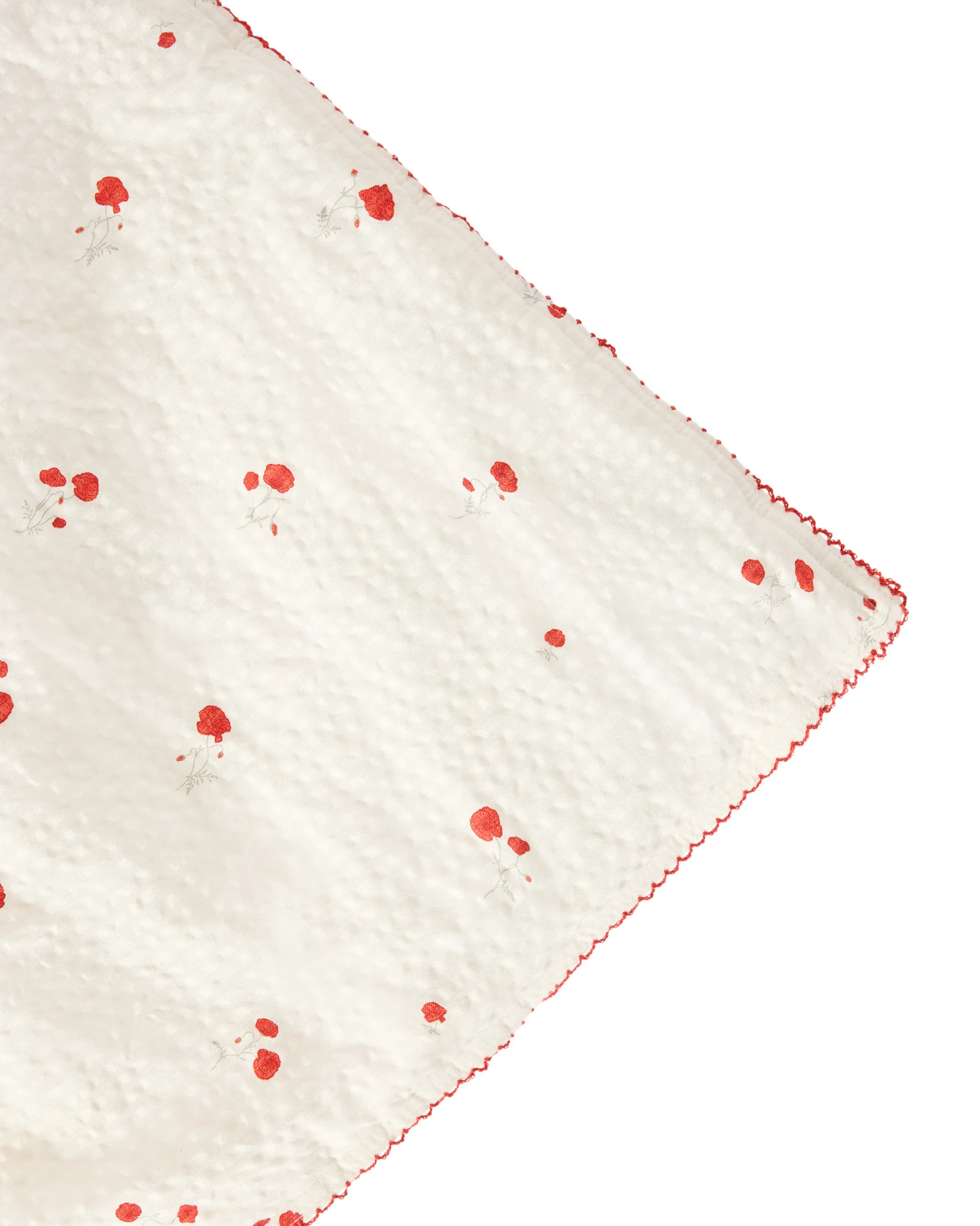 Poppy Seersucker polstret plaid, 100x140 cm Garbo&Friends