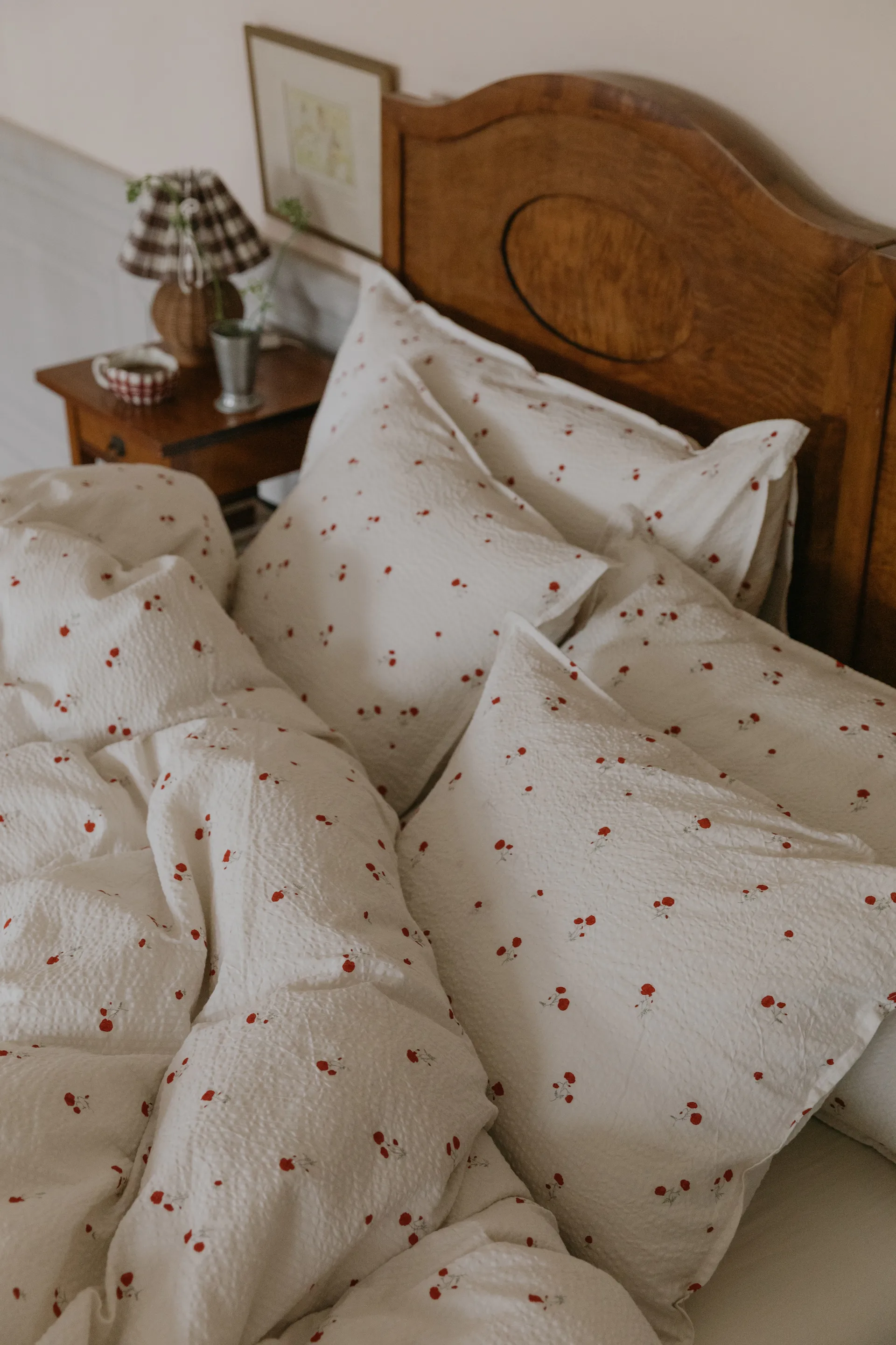 Poppy Seersucker pudebetræk, 50x70 cm Garbo&Friends