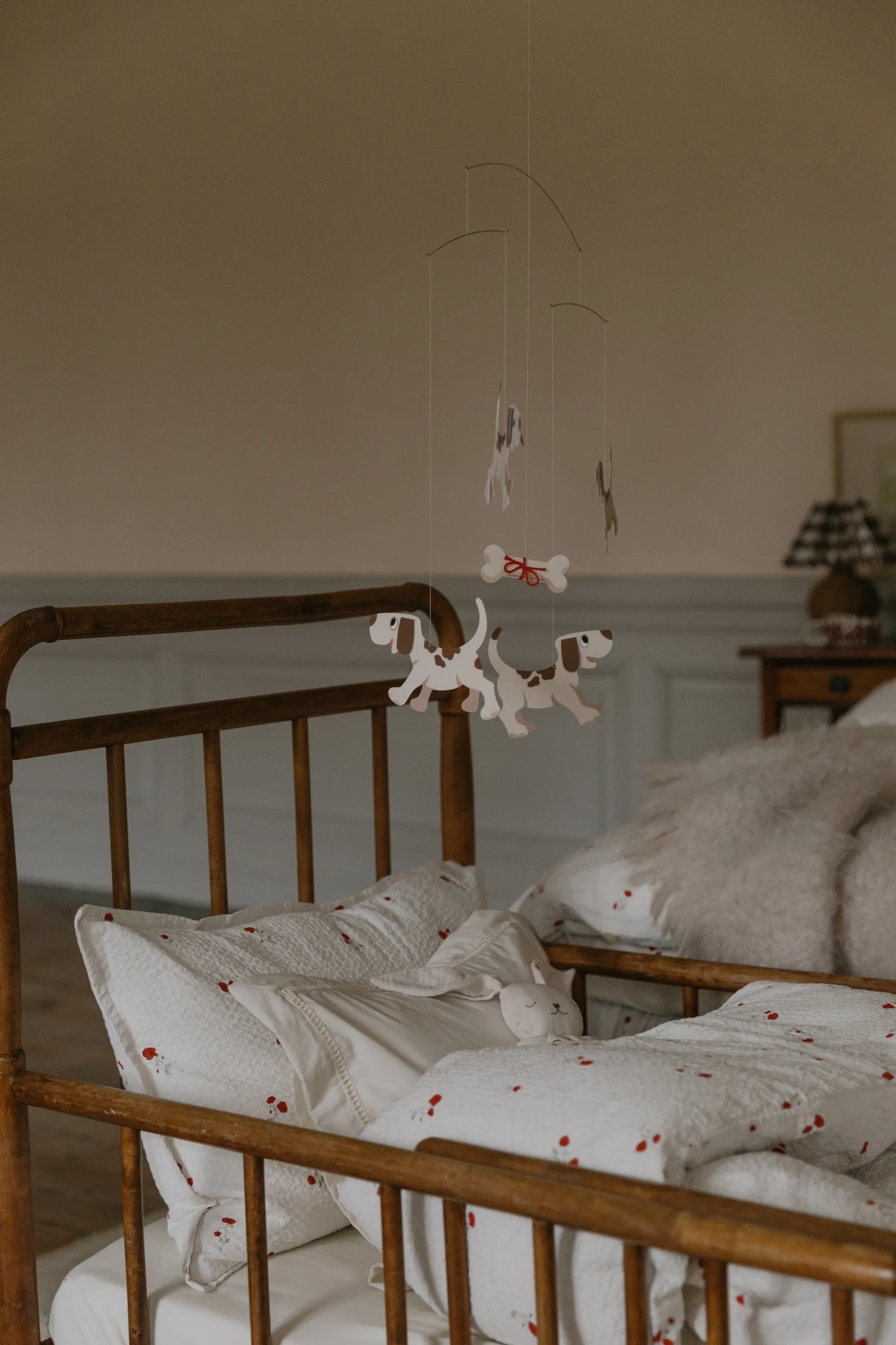 Poppy Seersucker sengesæt baby, 70x80 cm/28x35 cm Garbo&Friends