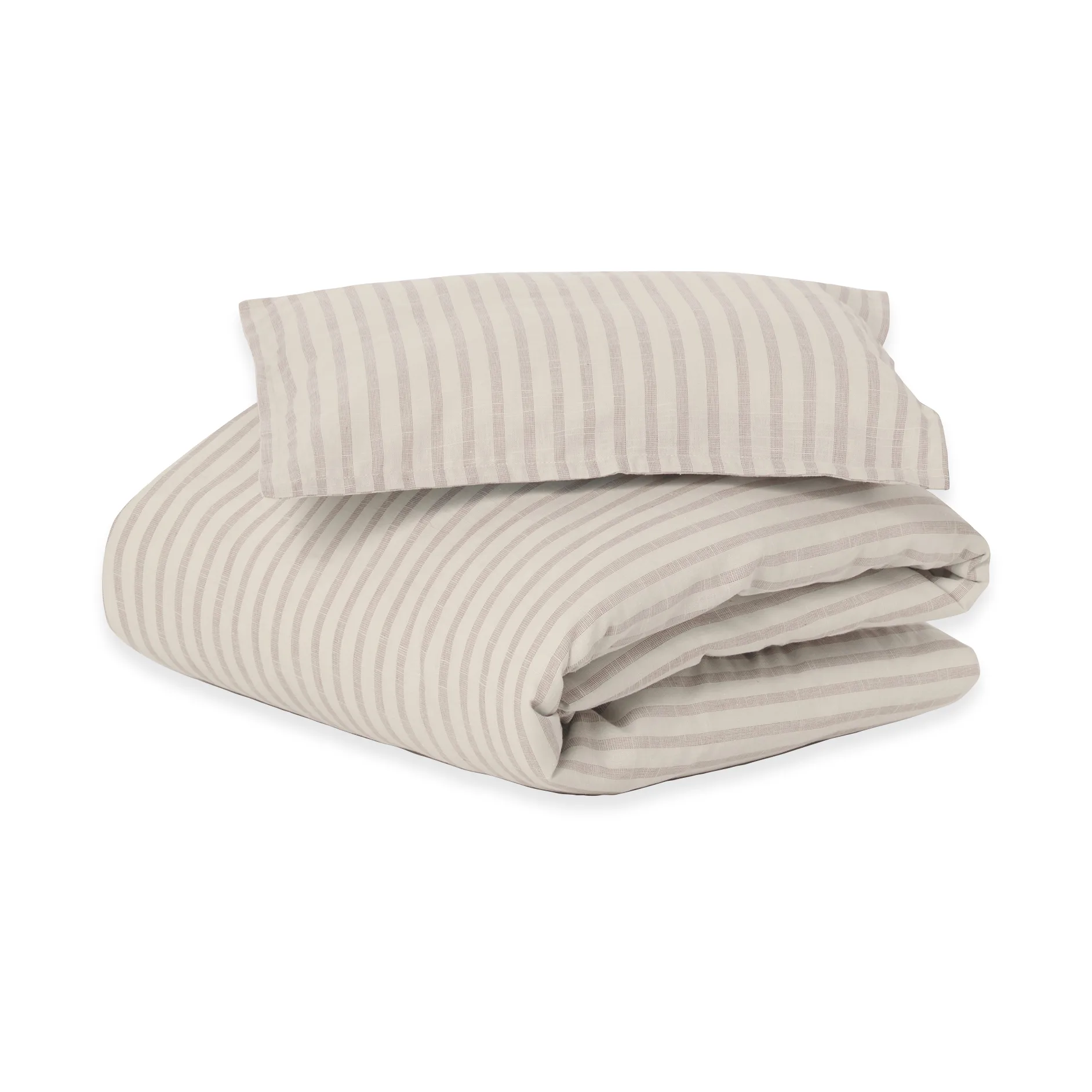 Stripe Mauve babysengesæt, 70x80 cm/28x35 cm Garbo&Friends