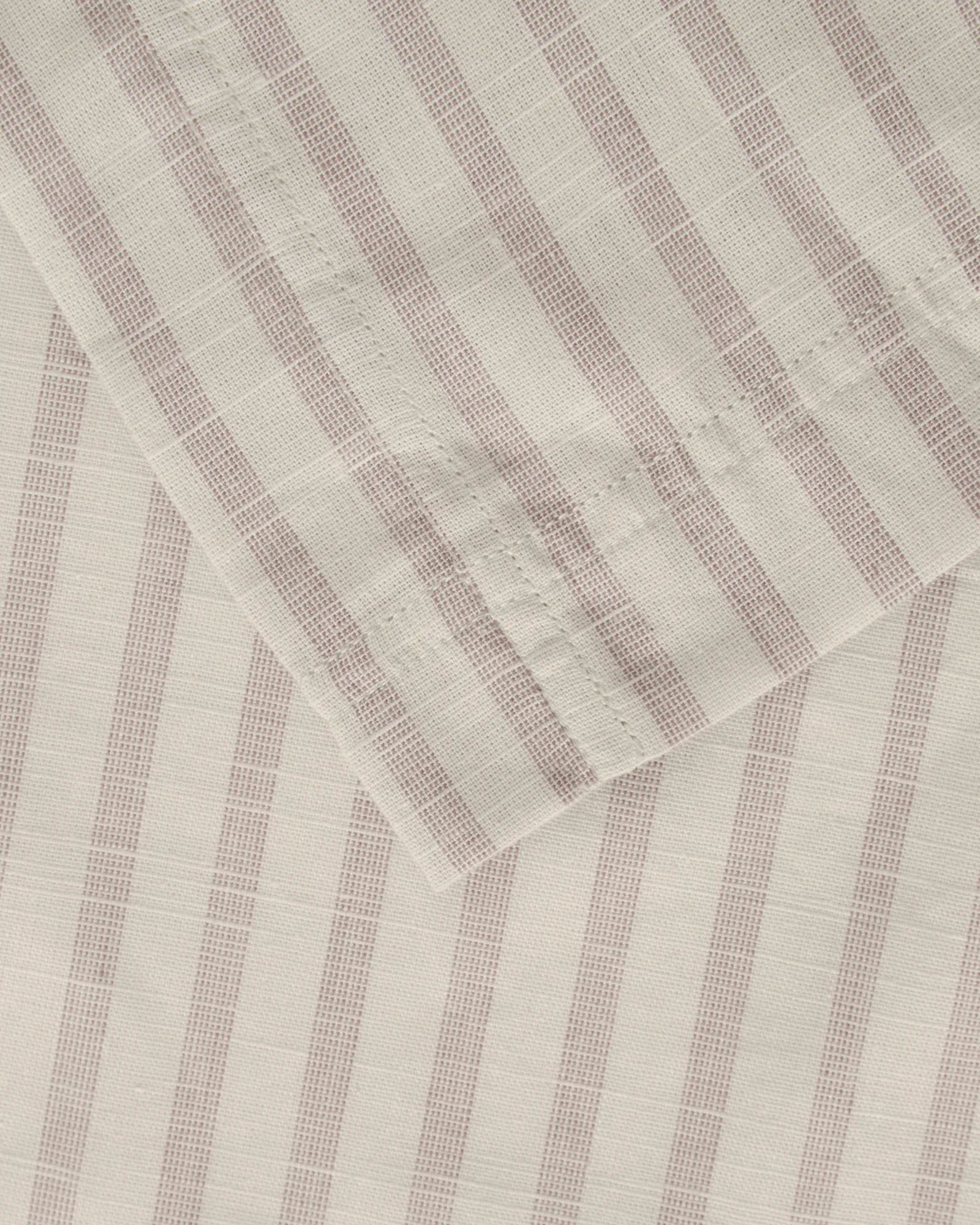 Stripe Mauve Musselin dynebetræk, 135x200 cm Garbo&Friends