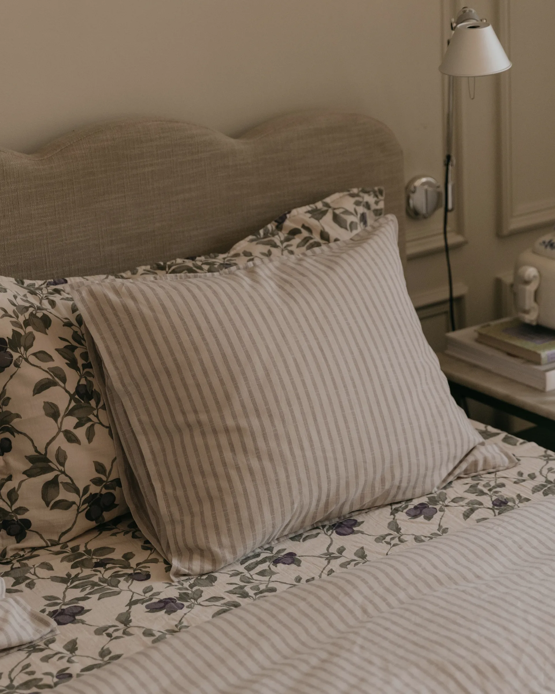 Stripe Mauve pudebetræk, 50x90 cm Garbo&Friends