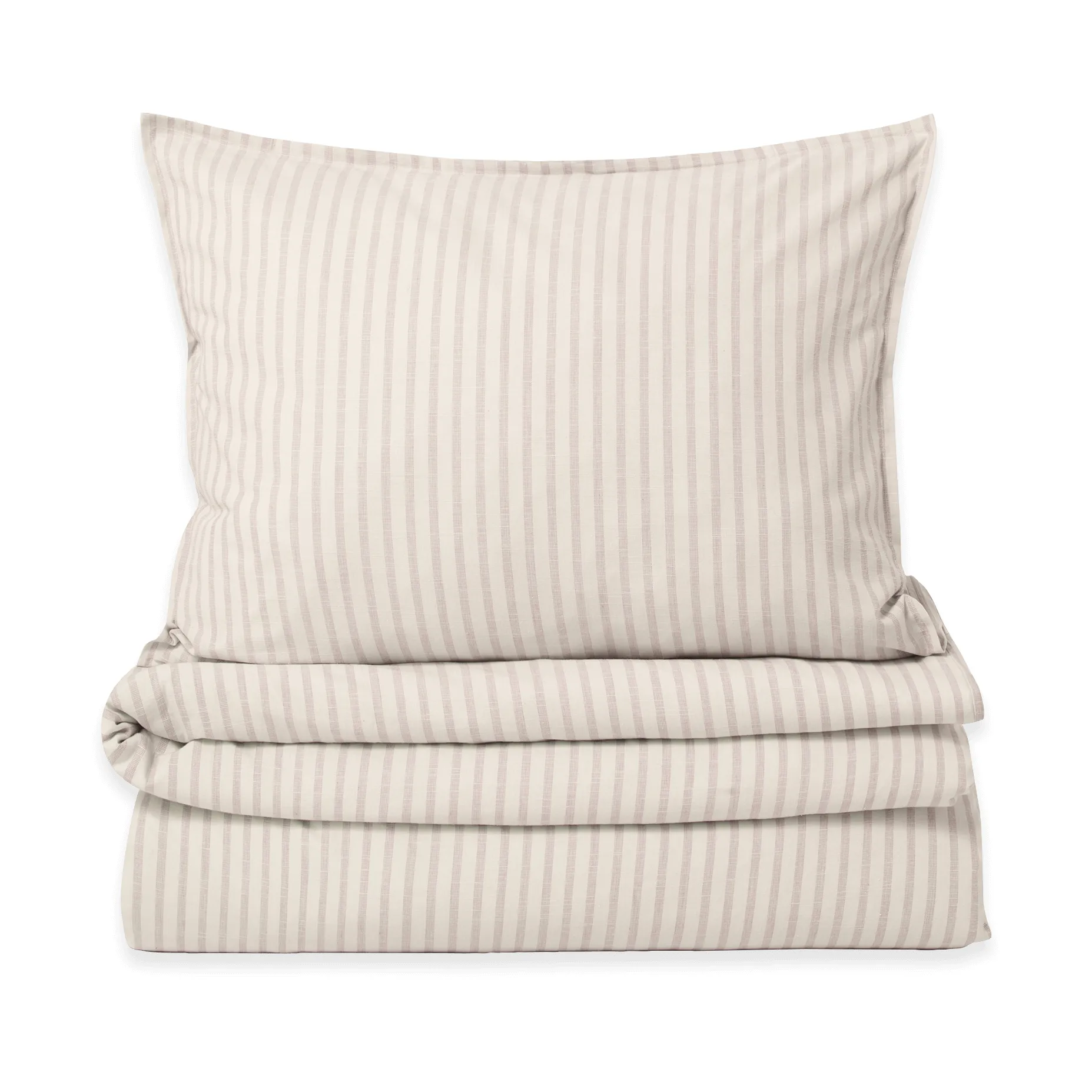 Stripe Mauve sengetøjssæt, 150x210 cm/50x60 cm Garbo&Friends