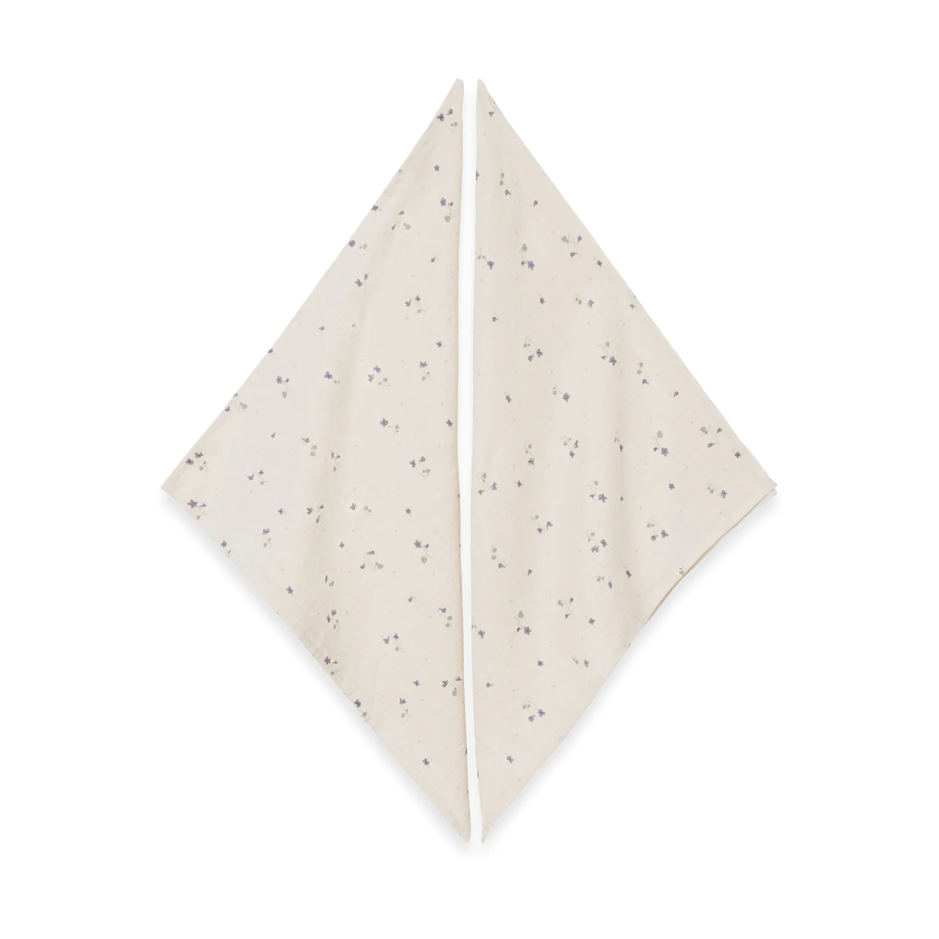 Viola Muslin tæppe lille 2 dele, 60x60 cm Garbo&Friends