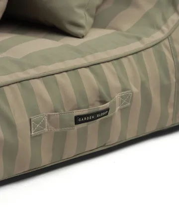 Garden Glory flydende solseng - Eukalyptusgrøn-beige, 85x168,5 cm - Garden Glory