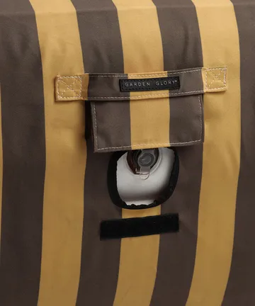 Garden Glory flydende solseng - Safrangul-brun, 85×168,5 cm - Garden Glory