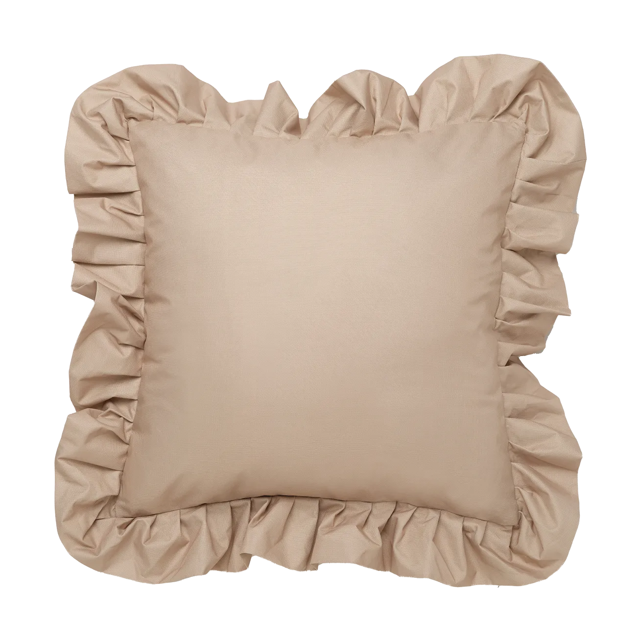 Garden Glory Outdoor pude med flæse 45x45 cm, Beige Garden Glory