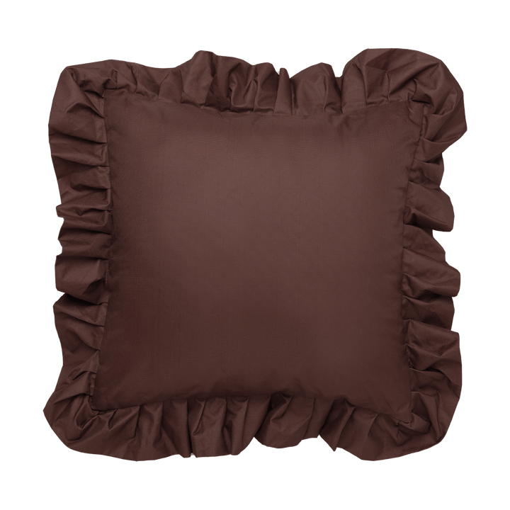 Garden Glory Outdoor pude med flæse 45x45 cm - Brown - Garden Glory