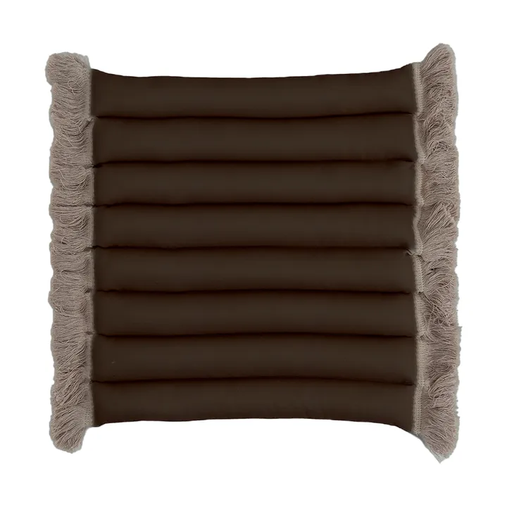 Garden Glory siddehynde med frynser - Beige, beige frynse, 38x40 cm - Garden Glory