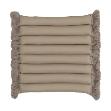 Garden Glory siddehynde med frynser - Beige, beige frynse, 38x40 cm - Garden Glory
