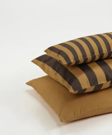 Garden Glory stribet pude - Safrangul-brun, 25x50 cm - Garden Glory