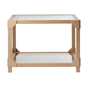 Bleck Sofabord 55x55 cm glas - Bøg-natur - Gärsnäs