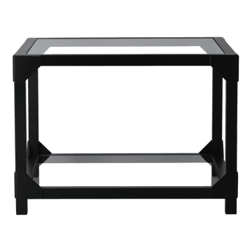 Bleck Sofabord 55x55 cm glas - Bog-sort bejdse - Gärsnäs