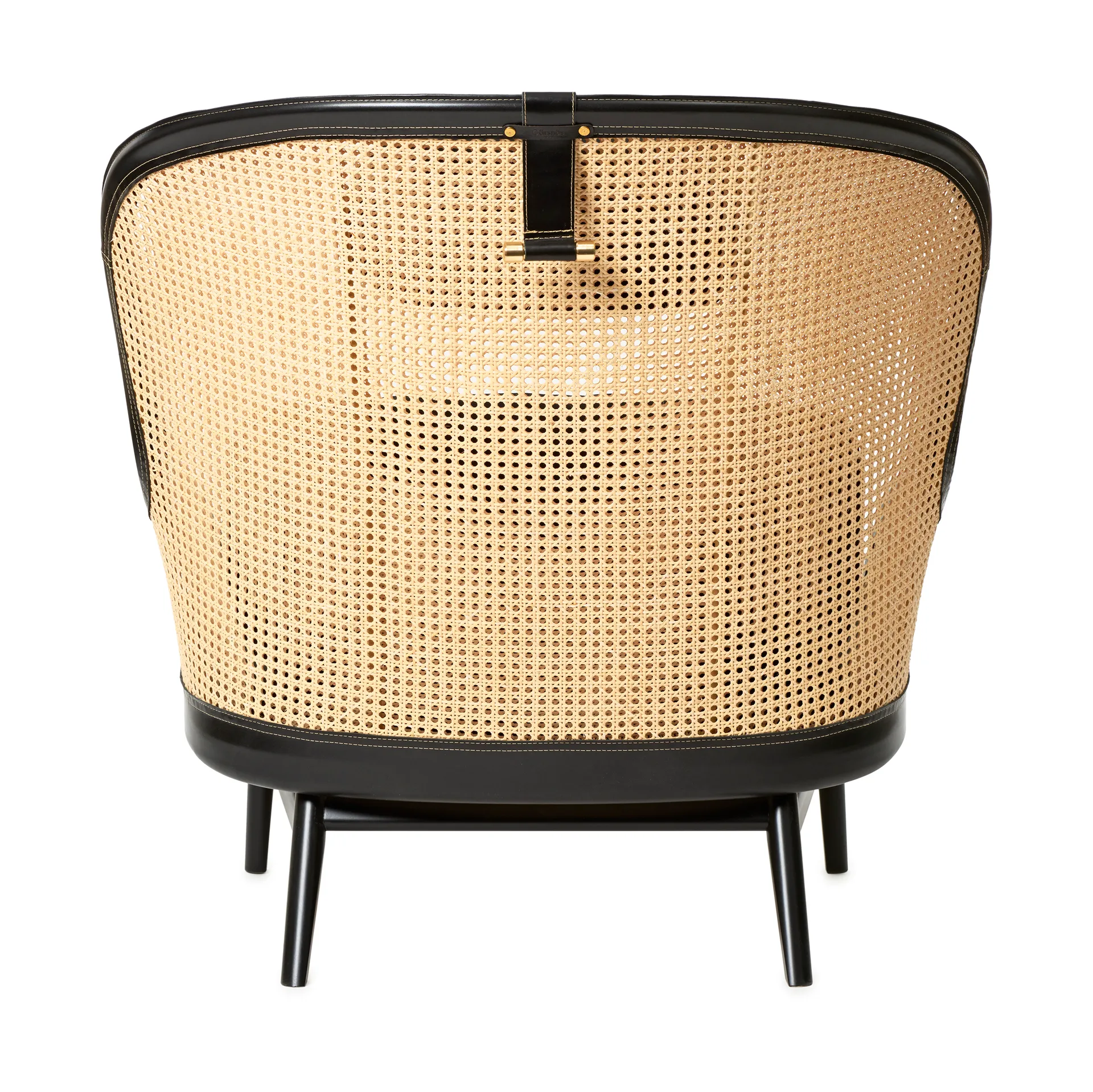 Dandy lænestol, Bøg-sort bejdset-tärnsjö læder sort Gärsnäs