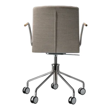 Day lænestol drejestativ krom - Eg-natur-H&S-stof foss 0212 - Gärsnäs