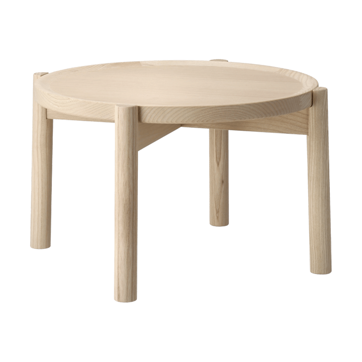Elna sofabord - Ask-white-Ø40 cm - Gärsnäs