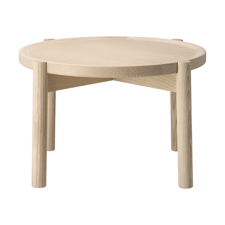 Elna sofabord, Ask-white-Ø40 cm Gärsnäs