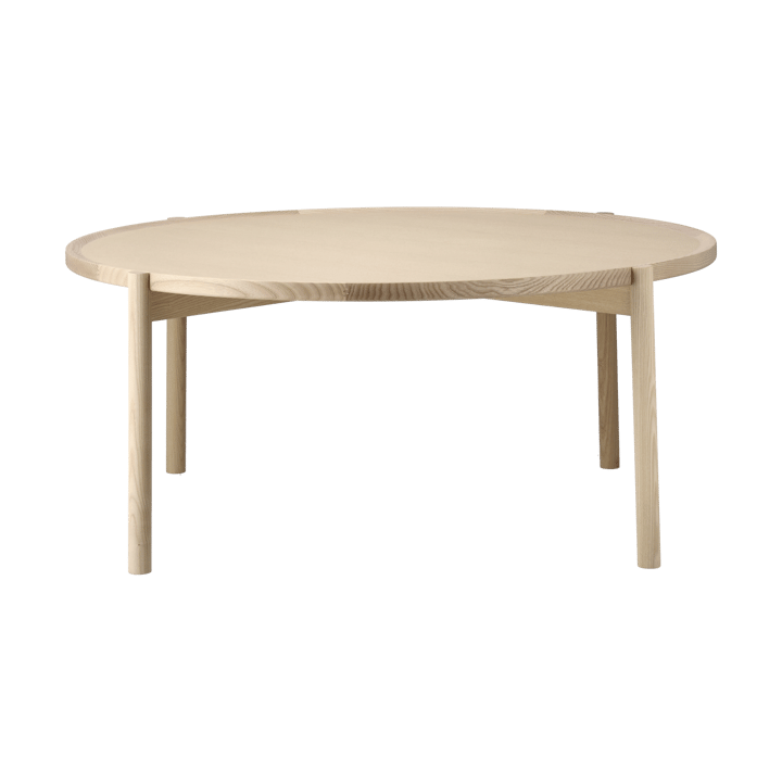 Elna sofabord, Ask-white-Ø90 cm Gärsnäs