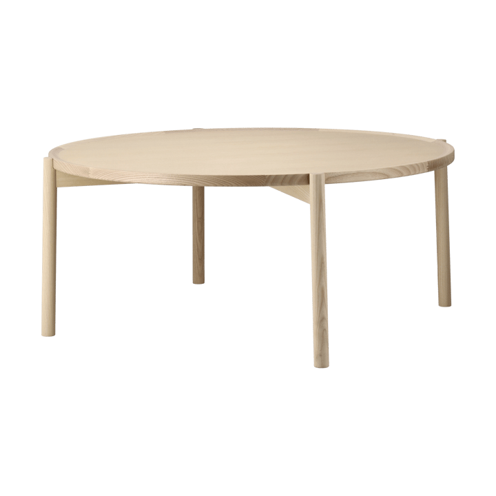 Elna sofabord, Ask-white-Ø90 cm Gärsnäs