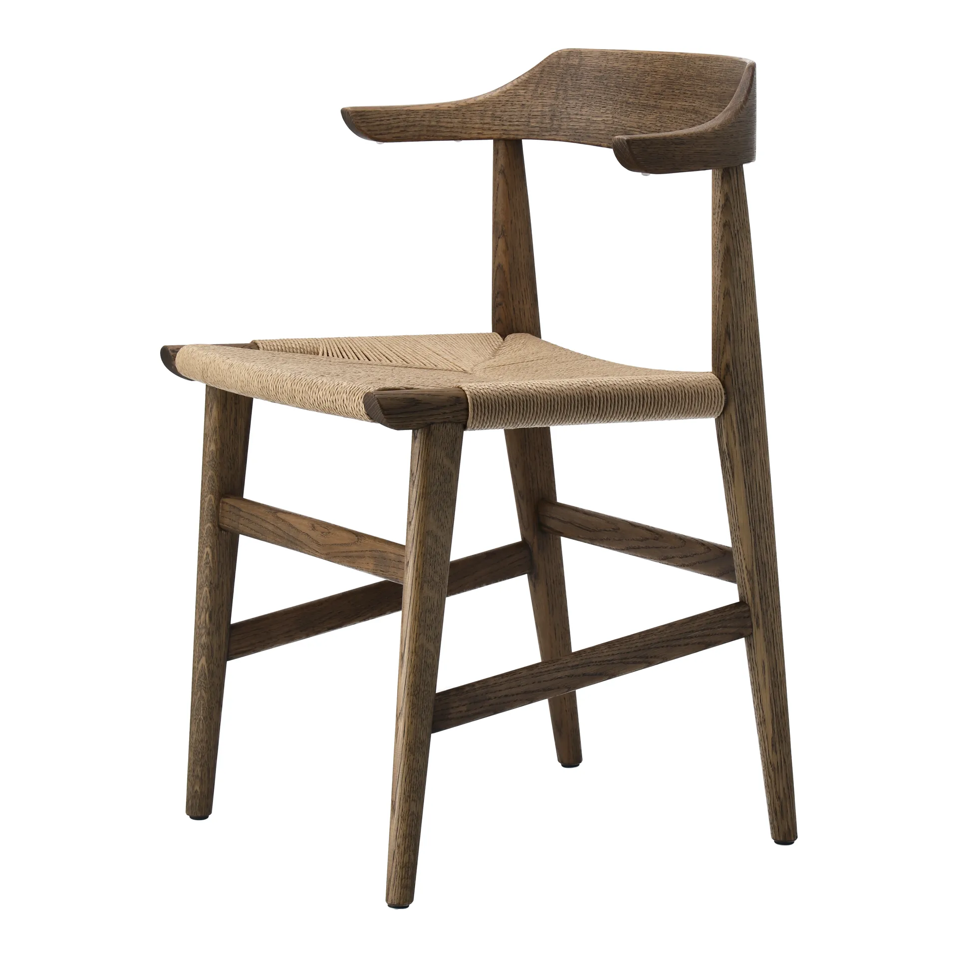 Hedda armstol, Eg-black-papirsnor natur Gärsnäs