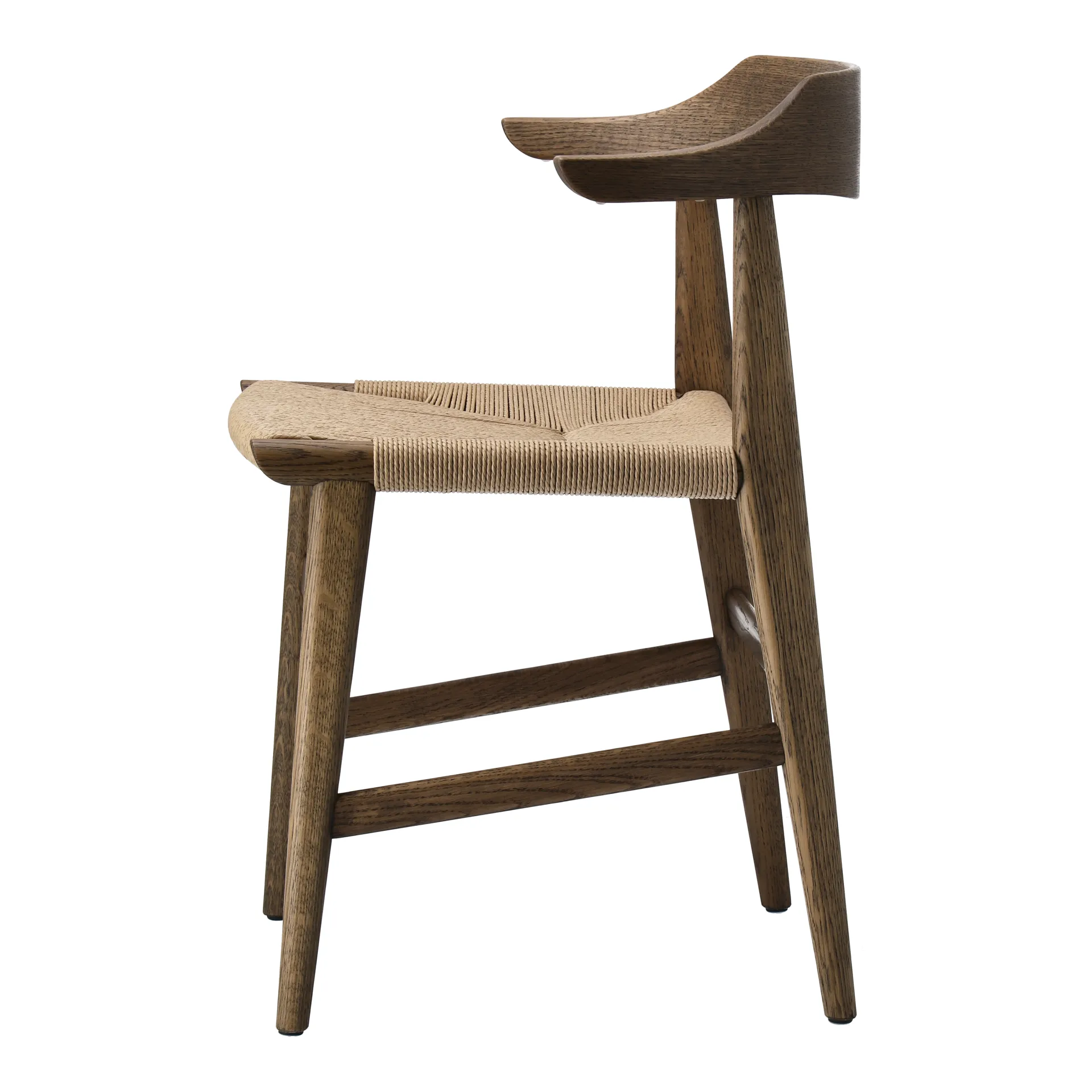 Hedda armstol, Eg-black-papirsnor natur Gärsnäs