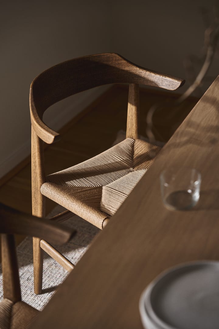 Hedda armstol, Eg-black-papirsnor natur Gärsn�äs