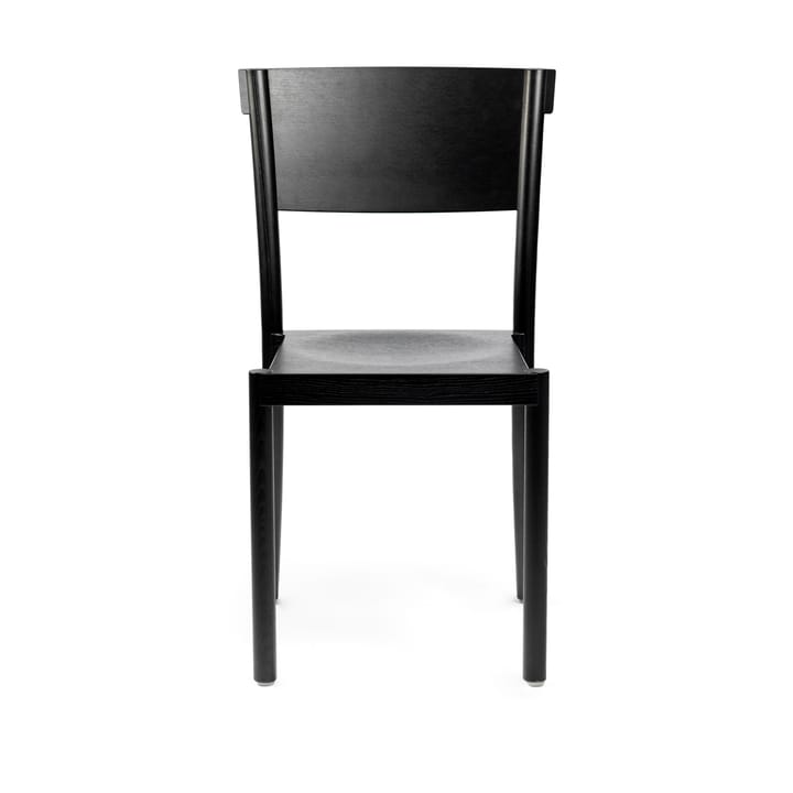Light & Easy stol - Ask-sort bejdset-finér sæde - Gärsnäs