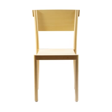Light & Easy stol - Ask-white-fineret sæde - Gärsnäs