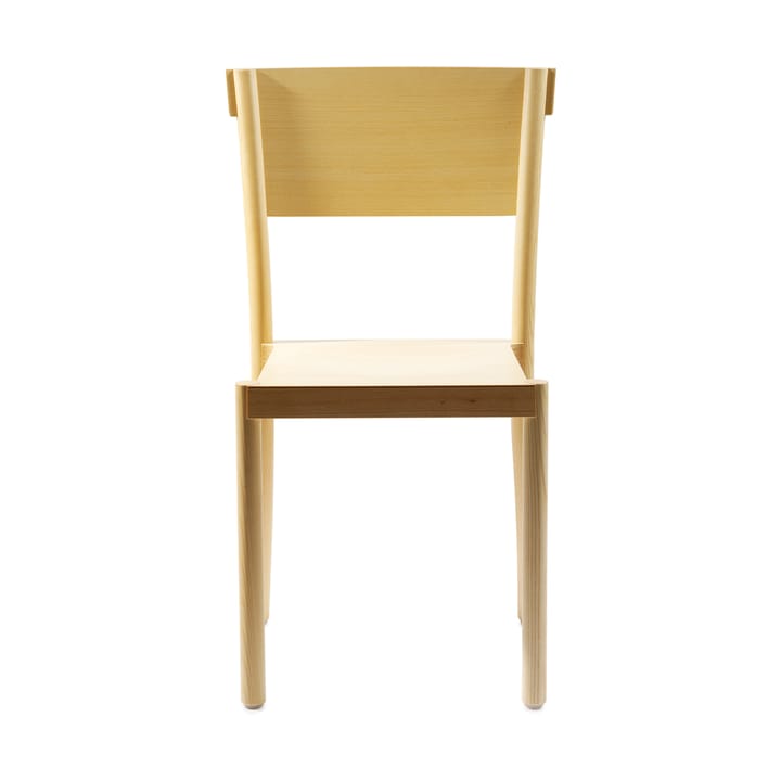 Light & Easy stol - Ask-white-fineret sæde - Gärsnäs
