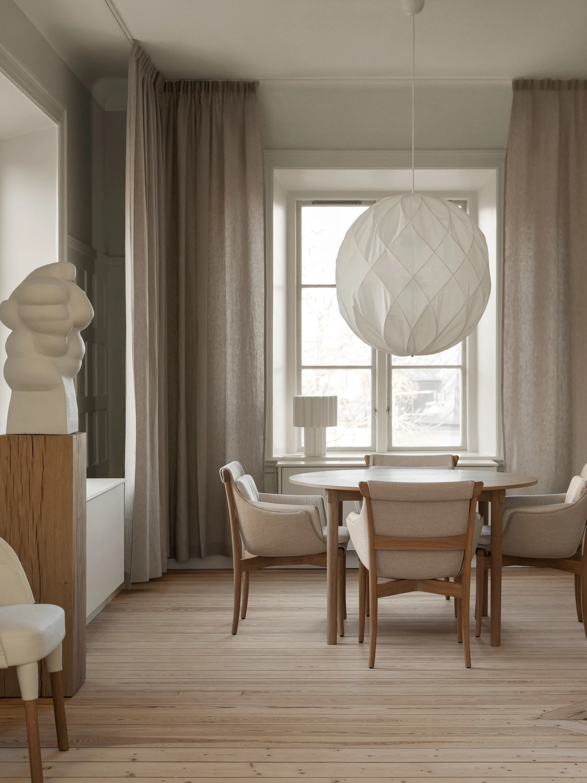 Tak bord Ø120 cm, Eg-natur Gärsnäs