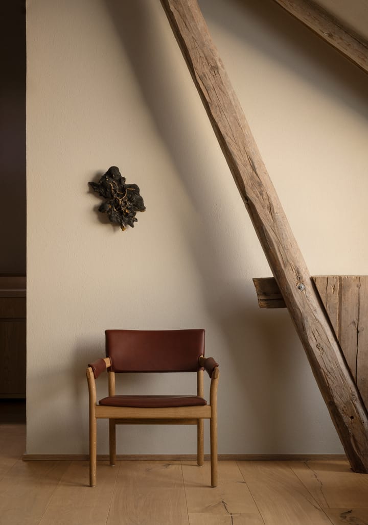 Vyn armstol polstret ryg, Monocoat natural-Elmosoft 43283 Gärsn�äs