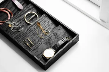 Duune organizer 4 opbevaringsbakker - Sort - Gejst