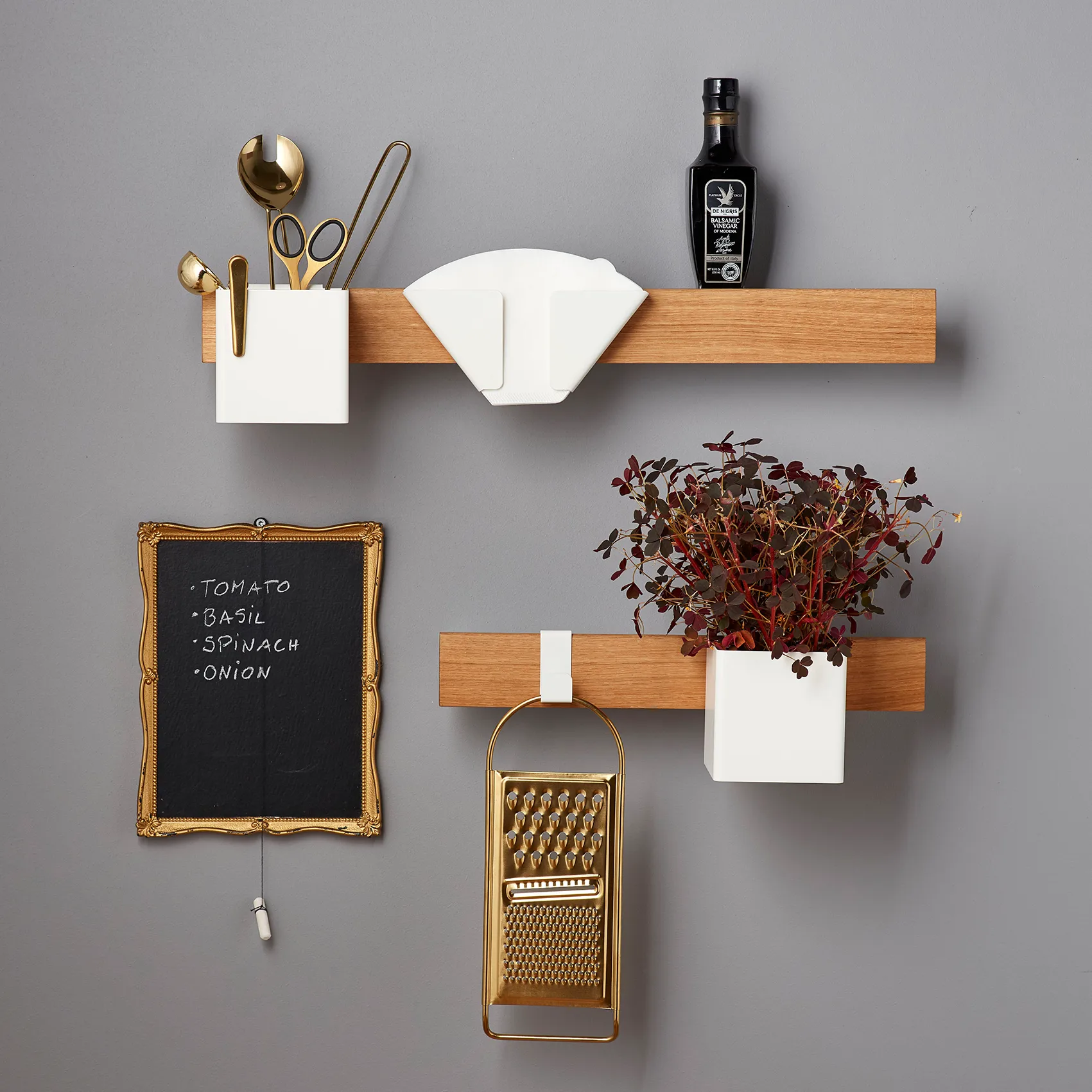 Flex Rail magnetliste 40 cm, Eg/Hvid Gejst